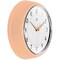Infinity Instruments Retro Round Peach Fuzz - 9.5in Retro Metal Wall Clock 10940PF - alternate 5